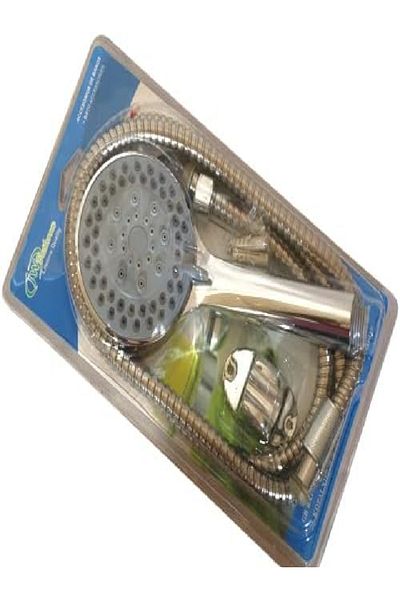 RAHALIFE HOME SOLUTION Rahalife Handheld Shower Head Set | 3-Piece Bathroom Kit with Hose & Holder | Easy Installation