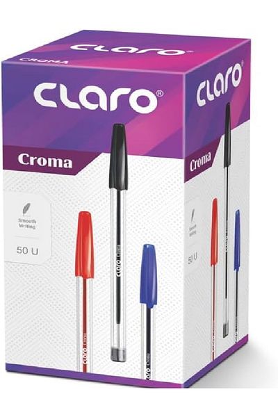 RAHALIFE HOME SOLUTION 0.6mm Blue Ball Point Pens | Fine Tip | Quick Dry Ink | Pack of 50 Pens