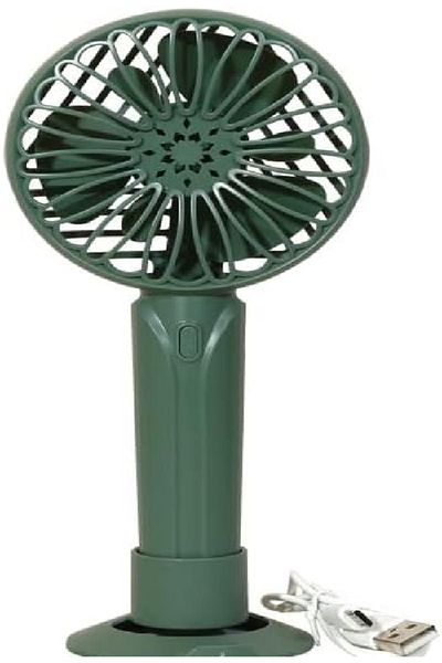 RAHALIFE HOME SOLUTION Rahalife Portable Handheld Fan | USB Rechargeable | 3 Speeds | Mini Desk Fan for Travel & Office