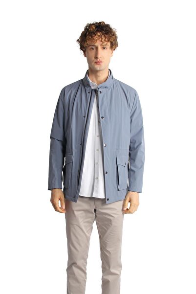 İgs Men's Blue Spring Coat