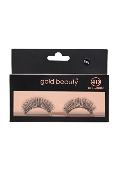 Gold Beauty Doğal Görünümlü Tekrar Kullanılablir İpek Takma Kirpik E-44