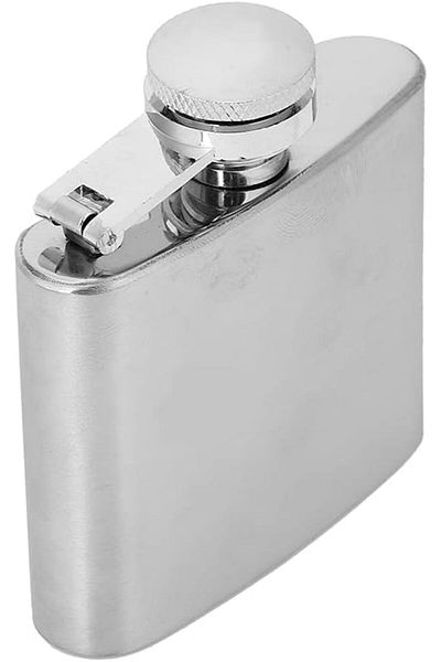Generic Small Hip Flask, Flask Alcohol 2oz Stainless Steel Leak Proof Liquor Pocket Hip Flask with Funnel fo