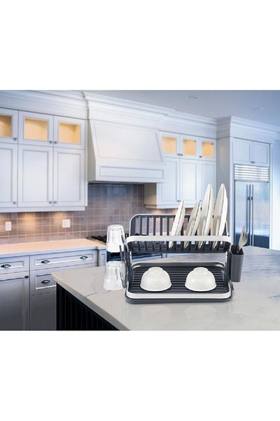 Parfait Durable High Quality Aluminium Dish Rack Silver and Grey