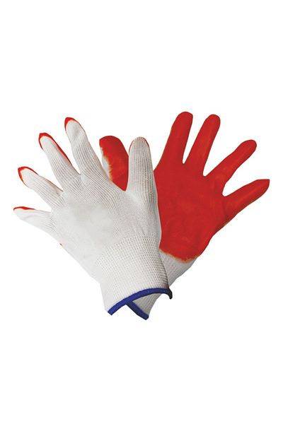 flores Orange rubber gloves with synthetic, size XL