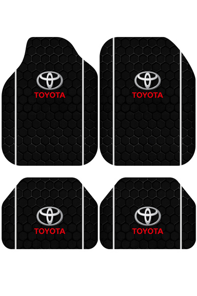 BigArts Home Toyota Dekor Oto Paspas Takımı Tüm Modellere Uyumlu Makinede Yık...