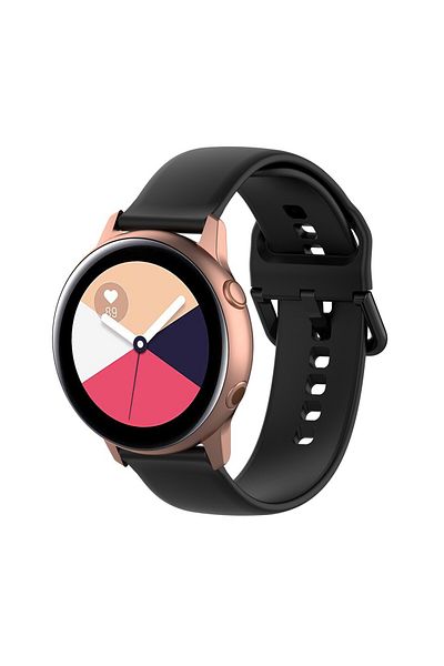 O Ozone Samsung Galaxy Watch 3 45mm /46mm / Gear S3 Frontier / Classic | Silicone Watch Band Strap | Black