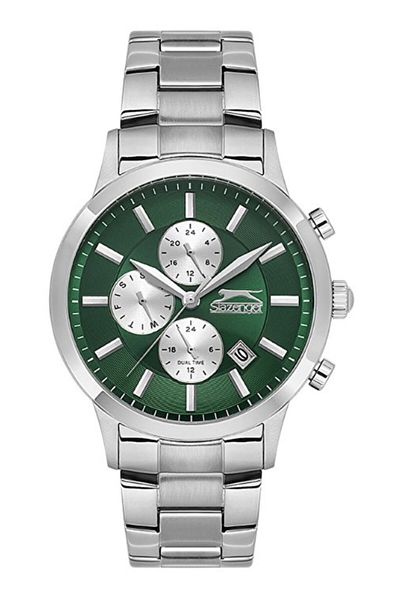 Slazenger Sl.09.2264.2.06 - 5 Atm Waterproof, Steel Cord, Metallic Color E All Functions Active