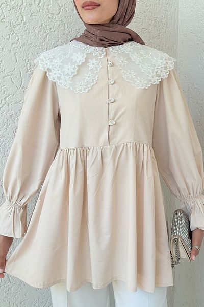 Salih Çelebi Princess Tunic 2345 - Beige