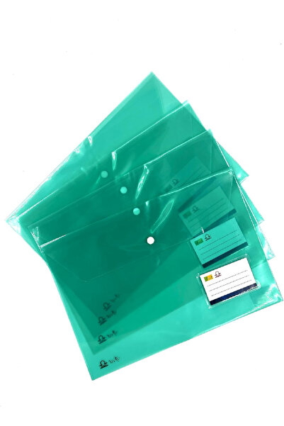 RAHALIFE HOME SOLUTION Document Folder 4-Pack | 0.12mm | Name Card Slot | Assorted Colors