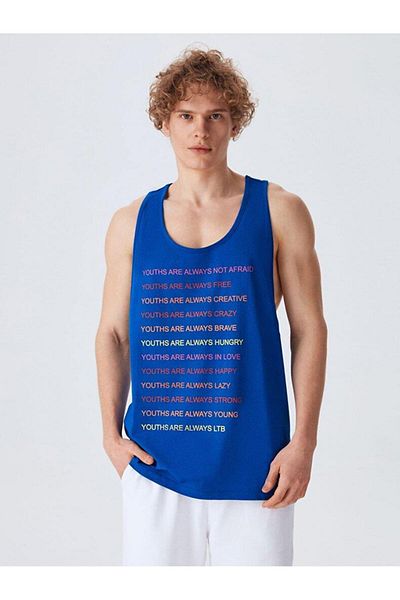 Ltb Zenifa Slogan Written Blue Undershirt 01222840436089_2525
