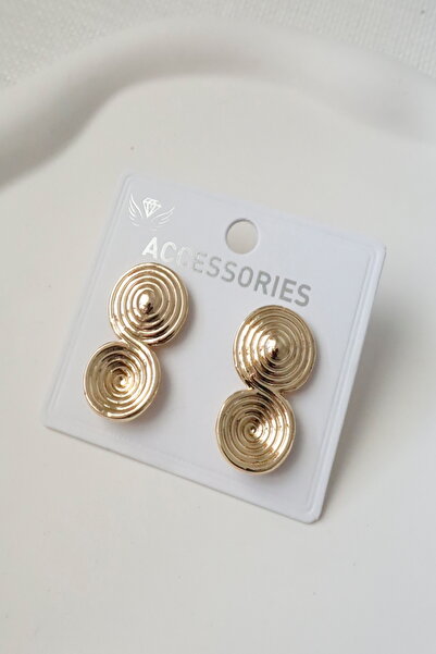 DEMOKAN Women's Earrings Double Loop Earrings