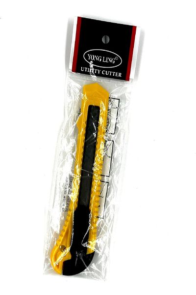 RAHALIFE HOME SOLUTION RAHALIFE Utility Cutter 15cm | 8 Snap-Off Blades | Safety Lock | Ergonomic Grip | Home & Office Use