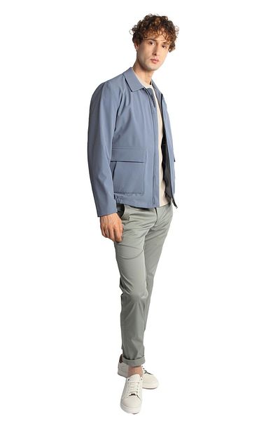 İgs Men's Blue Spring Coat