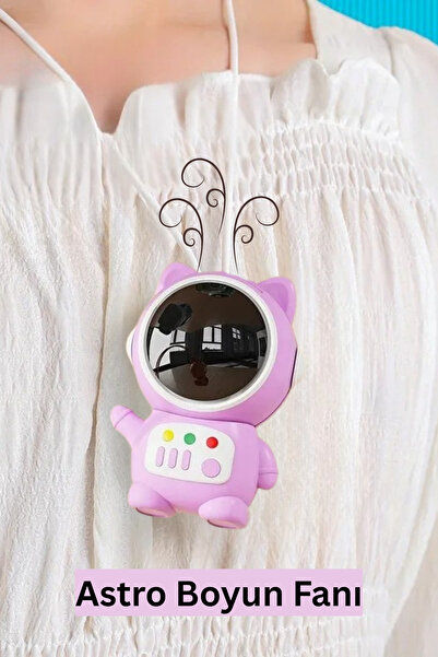 Abbruch By Sabron Şarjlı Mini Boyun Fanı Ve Masa Fanı Soğutucu Pervane Taşına...