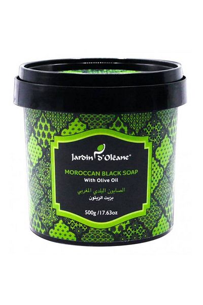 Jardin D Oleane Moroccan Black Soap with Olive Oil 500g - Garden Olian