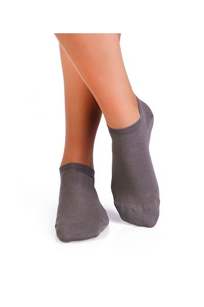 Pirin Hill Fine Bamboo Sneaker Grey Short Socks