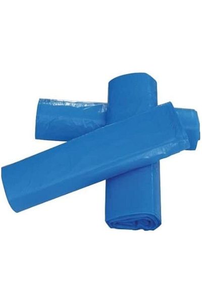 KOLİTÜRK 75X90 Battal Size Garbage Bag 300 Gr Blue Box Contains 5 Rolls
