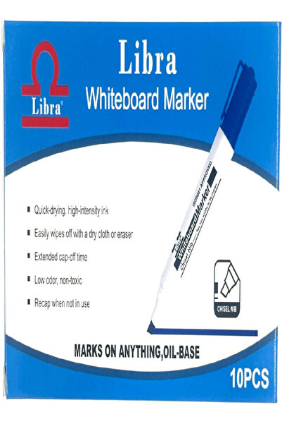 RAHALIFE HOME SOLUTION أقلام سبورة بيضاء من رحالايف | عبوة من ١٠ قطع | ألوان متنوعة | رأس مشطوف | سريع الجفاف وغير سام