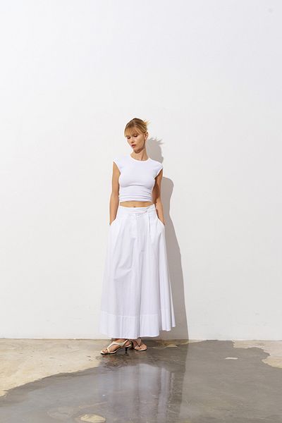 Merve DAĞLI Vera Poplin Skirt