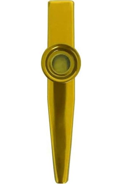 Generic Metal Musical Instruments Aluminum Alloy Kazoo Membrane for Party (Gold)