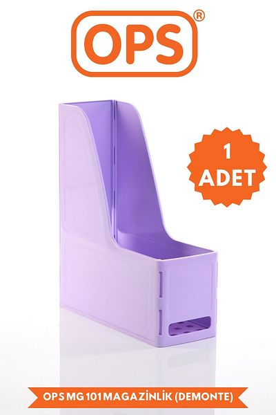 Ops Mg 101 A4 Demonte Plastic Vertical Magazine Folder Archives Case Organizer Storage Storage