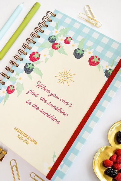 Matt Notebook 2025-2026 B5 Ακαδημαϊκό Ατζέντα Σπιράλ 17x24 cm - 17 μηνών