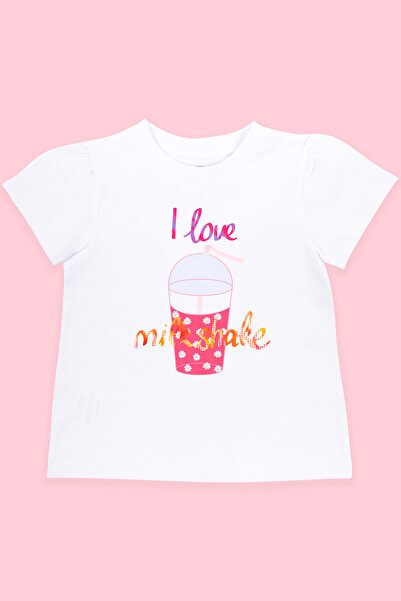 Mavipink Дівчача футболка з коротким рукавом з 92% бавовни Milkshake