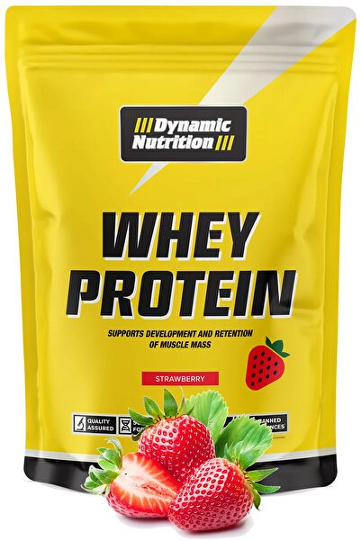 Dynamic Nutrition Whey Protein Tozu - 420 G - Çilek Aromalı - 14 Servis - 24 ...