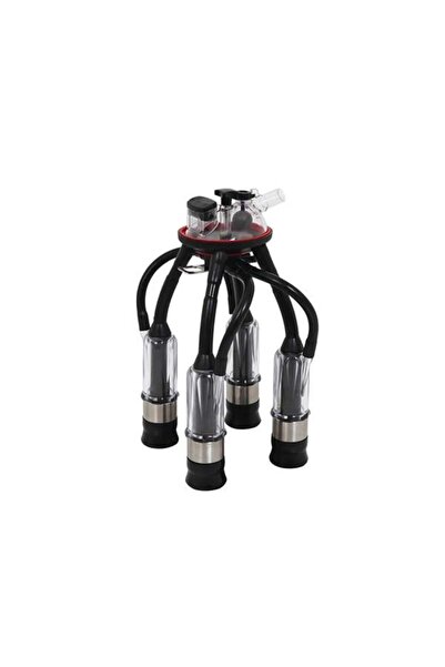 Melasty 240 cc Sağım Demeti (Şeffaf Kılıf/Durul Ø25 Uzun Meme Lastiği-Kauçuk)