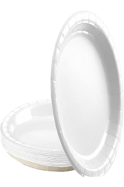 RAHALIFE HOME SOLUTION RAHALIFE 9" Plastic Party Plates | Pack of 20 | Durable & Disposable