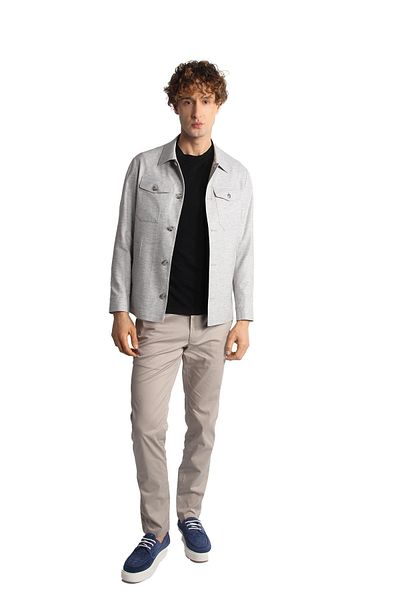 İgs Men's Gray Spring Coat