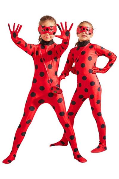 Toybox Comfortable Ladybug Costume Dress For kids Large- 8 to 9 Years Old