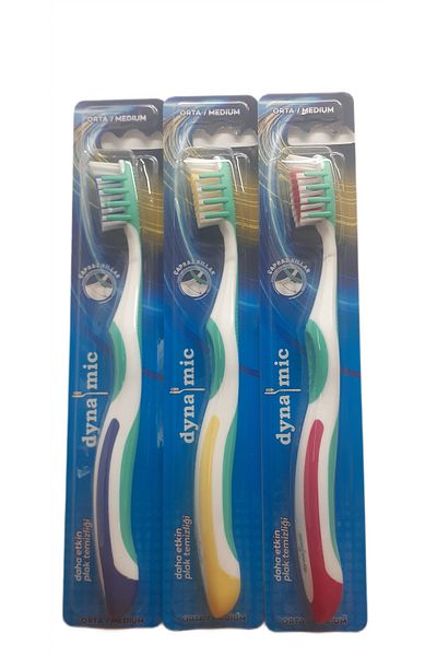 Dynamic Toothbrush Medium Hard (Medium) X 3 Pcs