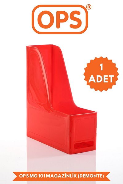 Ops Mg 101 A4 Demonte Plastic Vertical Magazine Folder Archives Case Organizer Storage Storage