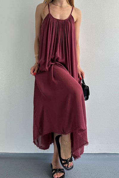 Suzi Squished Collar Strap Dress 3173