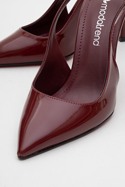 CCWAY AYAKKABI Dámské jehlové boty BORDO RUGAN