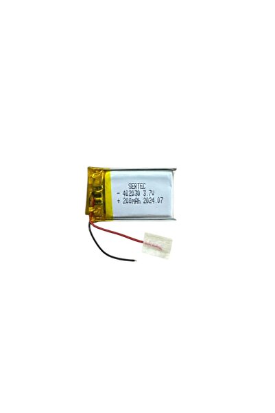 Skygo 402030 3.7V 200mAh Li-Polymer Pil (Devreli/1.5A)