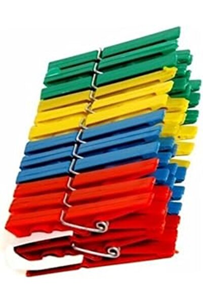 ASİTAN Nistabolje 48 قطعة من مشابك الغسيل الكلاسيكية البلاستيكية