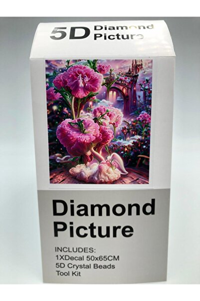 DUCK HOBY 65x50 Boncuklu Taş İşleme Mozaik Elmas Goblen Tablo Resim Boncuk Puzzle Dıamond Paıntıng Hı Stone