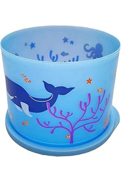 NETWORK ART 2.1 l sea motif storage box blue
