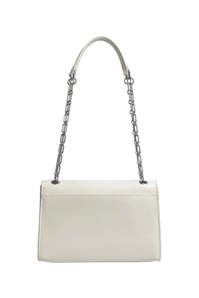 Calvin Klein Ck Re-Lock Medium Chain Women's White Bag Lv04F3104G-Fup