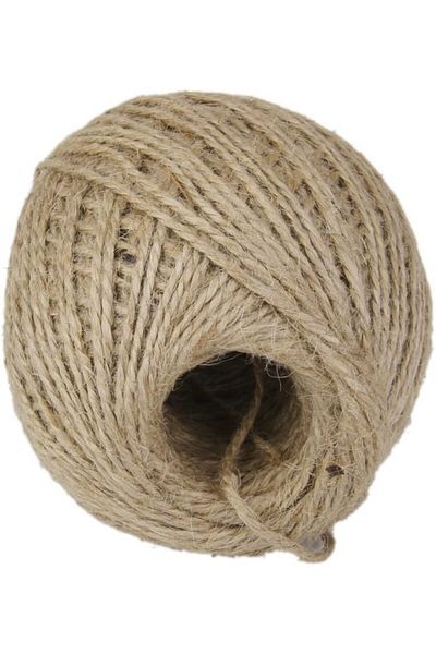 Generic Sutali 120 mtr Twisted Burlap Jute Twine Rope 3 ply (Brown)