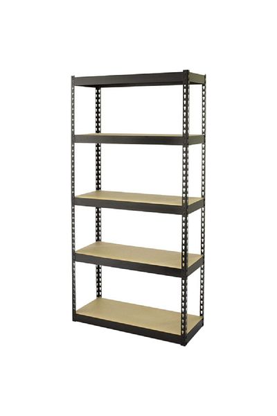 Tactix 5-Tier Freestanding Powder Coated Storage Shelf Rack