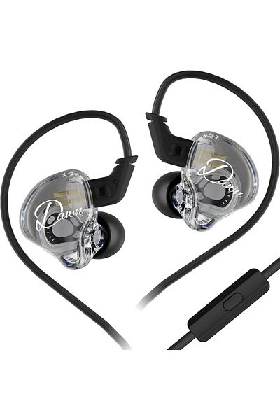 KZ KZ Dawn Earphones, Super Linear, 13mm 1DD Dynamic Driver, Powerful Bass, IEM, HD Microphone, Crystal