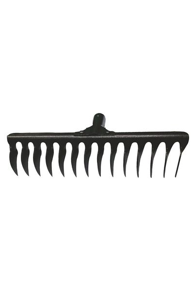 flores Carbon grey rake, 3 mm, 12 teeth