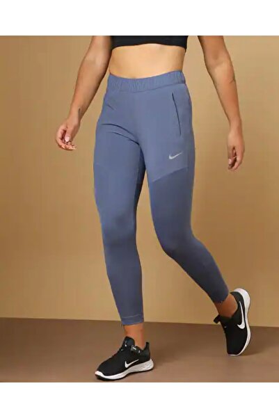 Nike Women's Dri Fit Running Walk 7/8 Pant Mavi Kadın Yürüyüş-Koşu Eşofman Altı