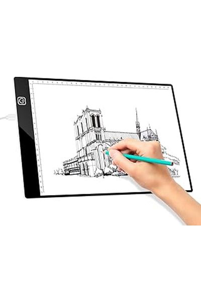 Mu Art Ahşap Valkyrie B132 Led Lighted A4 Size Drawing Copy Sketching Drawing Ultra Ice Aimasyo Drawing Tablet
