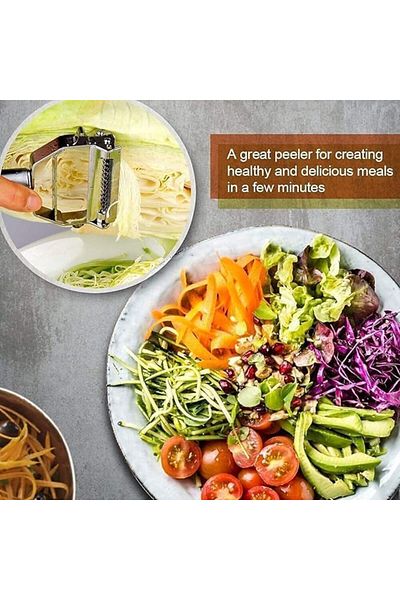 Generic Multifunction Stainless Steel Julienne Peeler Vegetable Peeler Double Planing Grater Kitchen Accesso