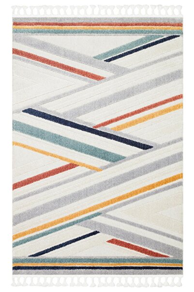 RugChef Terazzo Yumuşak Dokulu Hav Vermez Makine Halısı