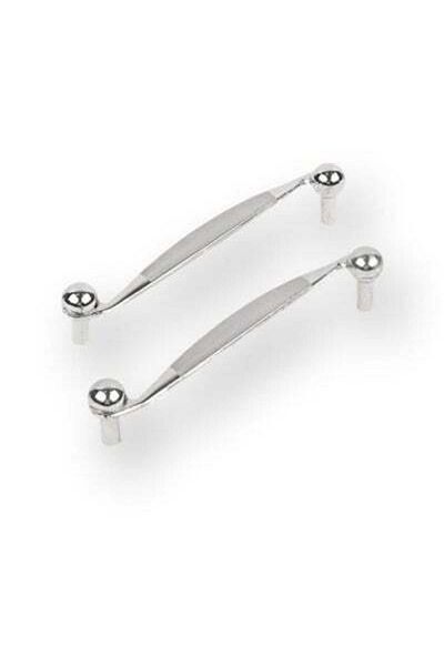 Graffiti Resin Silver tray handle, size 11 cm, height 2.5 cm